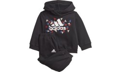 Dres dziecięcy Adidas I Bos Gra Jog czarny GT9502