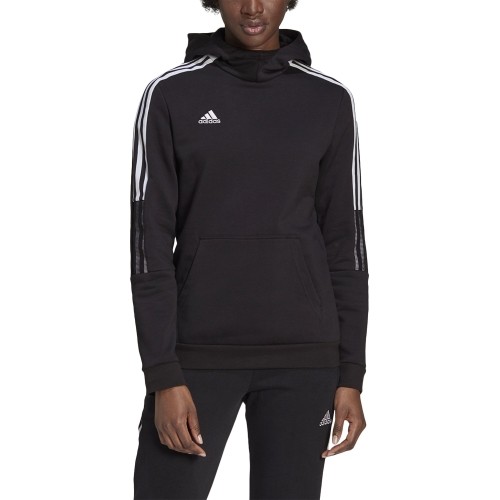 Bluza damska z kapturem Adidas Tiro 21 czarna GM7329