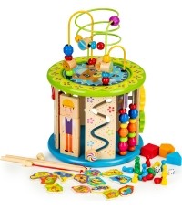 Drewniana kostka edukacyjna EcoToys
