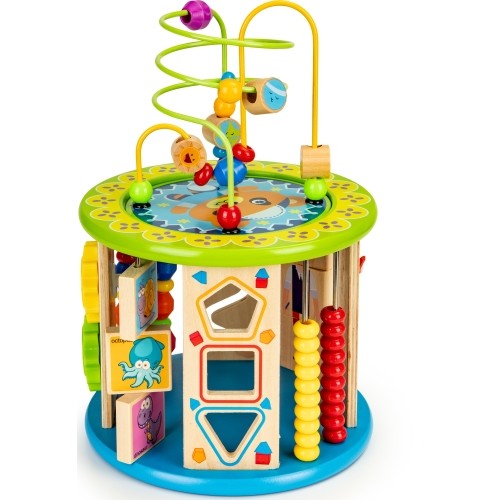 Drewniana kostka edukacyjna EcoToys