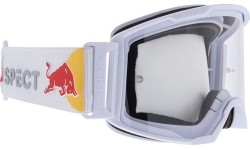 Gogle motocrossowe Red Bull Spect Strive Panovision, matowe białe, przezroczyste szkła