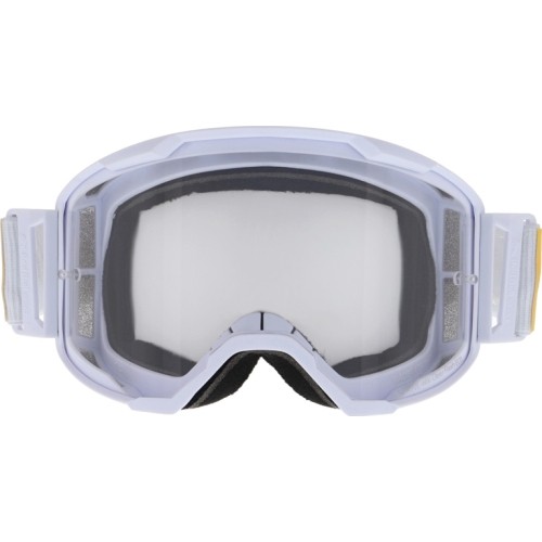 Gogle motocrossowe Red Bull Spect Strive Panovision, matowe białe, przezroczyste szkła