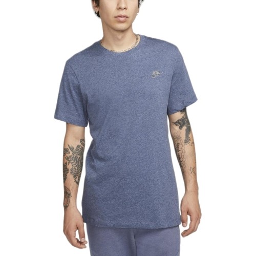 Koszulka męska Nike NSW Club Tee Sust niebieska DR7923 491