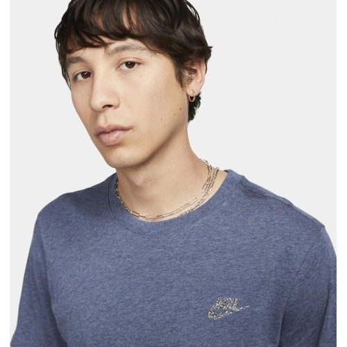 Koszulka męska Nike NSW Club Tee Sust niebieska DR7923 491