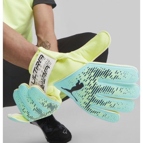 Rękawice bramkarskie Puma Ultra Grip Yellow Green 041817 06
