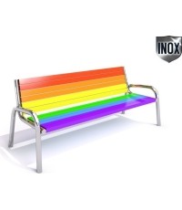 Ławka ze stali nierdzewnej Inter-Play 13