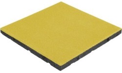 Płytka gumowa Base Standard - kwadratowa, żółta