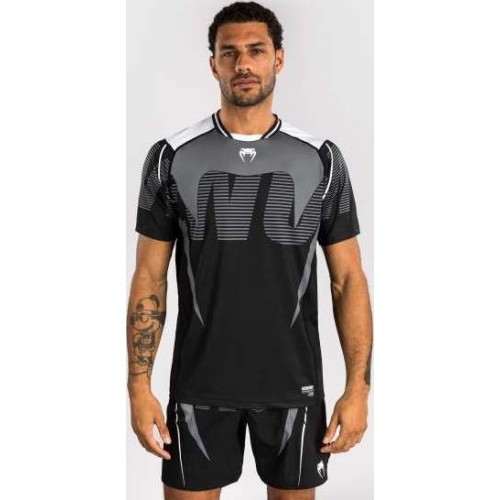 Koszulka Venum Adrenaline Dry Tech - czarny/srebrnoszary