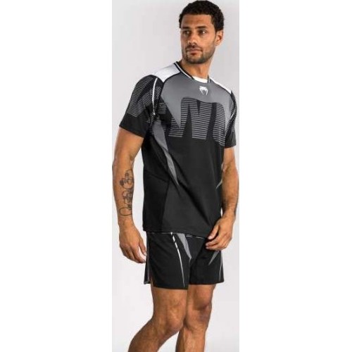 Koszulka Venum Adrenaline Dry Tech - czarny/srebrnoszary