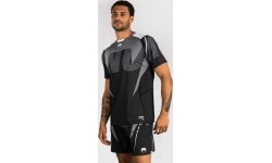Koszulka Venum Adrenaline Dry Tech - czarny/srebrnoszary