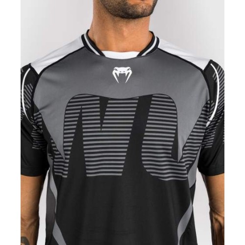 Koszulka Venum Adrenaline Dry Tech - czarny/srebrnoszary