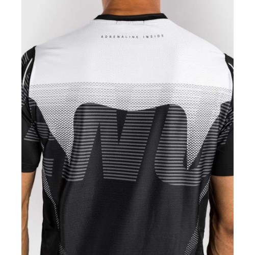 Koszulka Venum Adrenaline Dry Tech - czarny/srebrnoszary