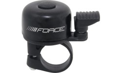 Dzwonek FORCE Mini 22,2mm (żelazo/plastik, czarny)