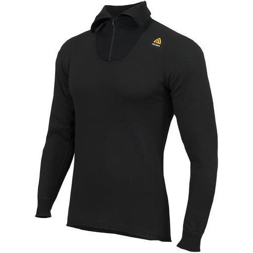 Sweter z zamkiem Aclima HW Polo, 230 g, czarny, rozmiar S - 123