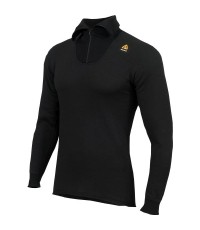 Sweter z zamkiem Aclima HW Polo, 230 g, czarny, rozmiar S - 123