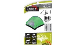 Namiot 3-osobowy Cattara Triglav 200x200x130 cm