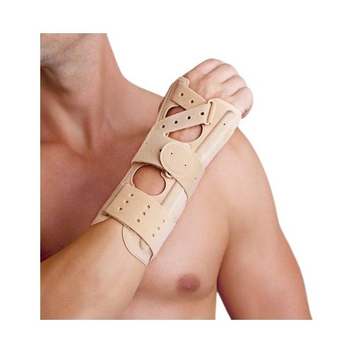 Orteza nadgarstka Orliman M660/M760 - L/2 - Szary/Pomarańczowy
