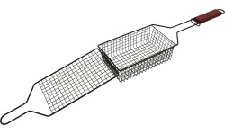 Kosz do grillowania Cattara, 23x14x7 cm