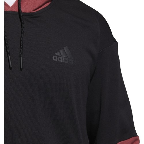 Bluza Adidas M New A HD Swt, czarno-czerwona GD5965