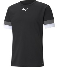 Koszulka piłkarska męska Puma TeamRise Jersey czarna 704932 03