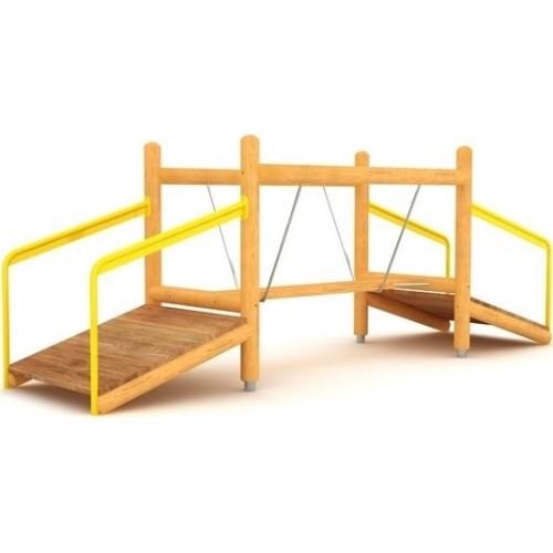 Wiszący drewniany mostek GT-0021