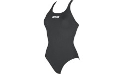 Jednoczęściowy strój kąpielowy damski Arena W Solid Swimpro LB, czarny - 55
