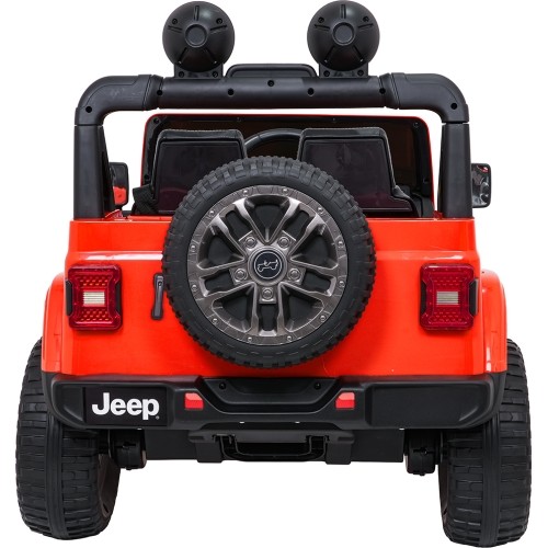 Pojazd elektryczny Jeep Wrangler Rubicon LIFT, pomarańczowy