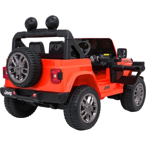 Pojazd elektryczny Jeep Wrangler Rubicon LIFT, pomarańczowy