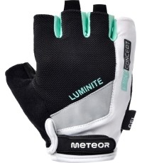 Rękawiczki rowerowe meteor gel gx36 - BIAŁO-MIĘTOWY