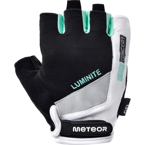 Rękawiczki rowerowe meteor gel gx36 - BIAŁO-MIĘTOWY
