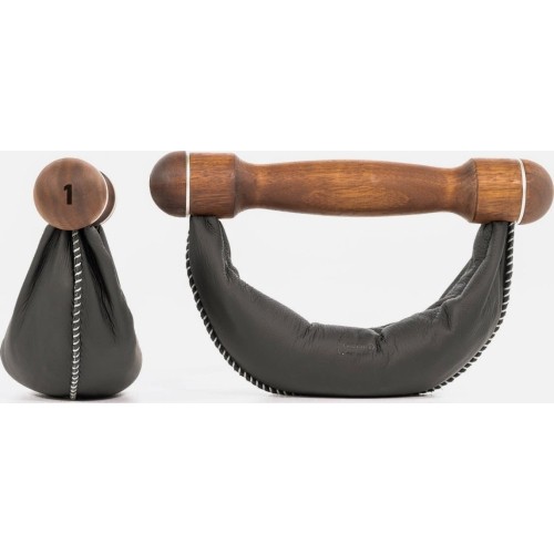 Zestaw SwingBells, orzech, czarny - 2 kg