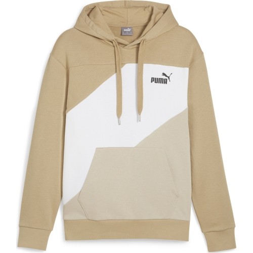 Bluza męska Puma Power Colorb, biało-beżowa 678931 83