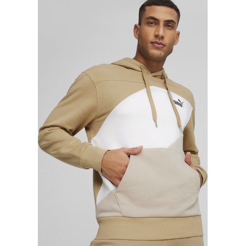 Bluza męska Puma Power Colorb, biało-beżowa 678931 83