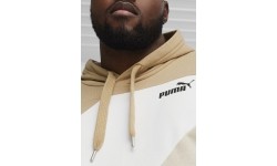 Bluza męska Puma Power Colorb, biało-beżowa 678931 83