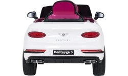 Pojazd elektryczny Bentley Bentayga S, biały
