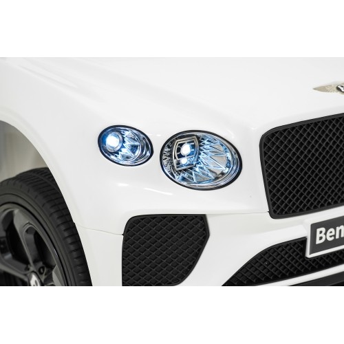 Pojazd elektryczny Bentley Bentayga S, biały