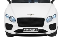 Pojazd elektryczny Bentley Bentayga S, biały