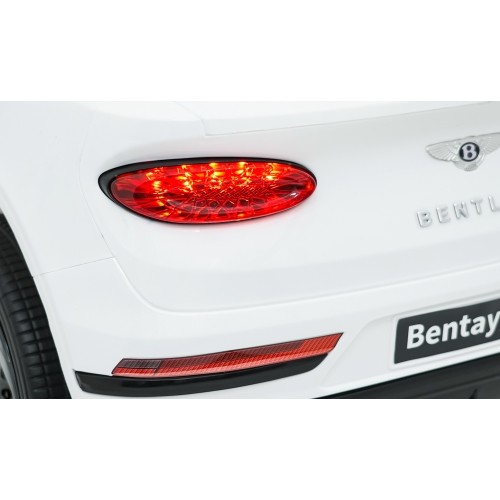 Pojazd elektryczny Bentley Bentayga S, biały