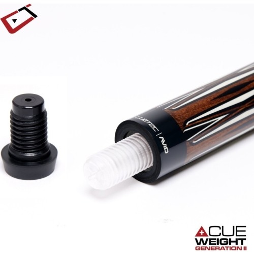 Kij bilardowy Cuetec AVID Proof Brown NW, 3/8x14, 11.75 mm