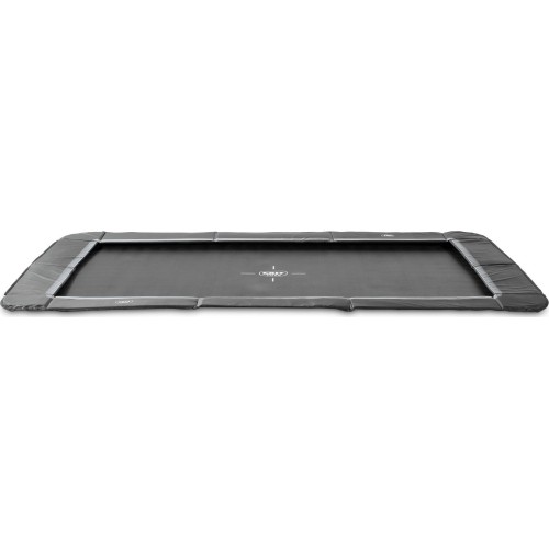 Trampolina sportowa gruntowa EXIT InTerra 214x305 cm, czarna