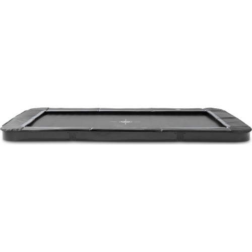 Trampolina sportowa gruntowa EXIT InTerra 214x305 cm, czarna