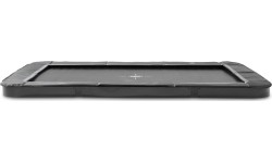 Trampolina sportowa gruntowa EXIT InTerra 214x305 cm, czarna