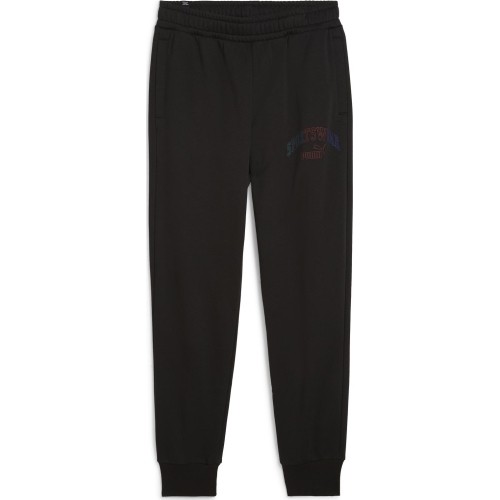 Spodnie dresowe męskie Puma Ess+ Logo Lab Sweatpants FL, czarne 681776 01