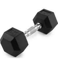 Hantla żeliwna pokryta gumą HEX 5 kg - UpForm