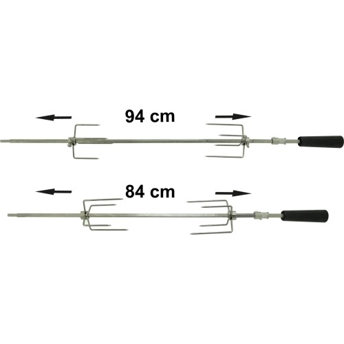 Szpikulec do grilla 84–94 cm, 8 mm/6 mm