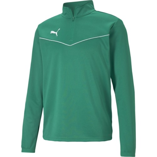 Bluza męska Puma TeamRise 1/4 Zip Top zielona 657394 05