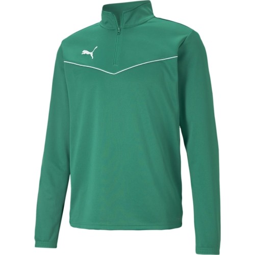 Bluza męska Puma TeamRise 1/4 Zip Top zielona 657394 05