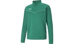 Bluza męska Puma TeamRise 1/4 Zip Top zielona 657394 05