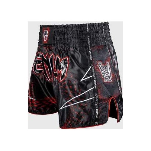 Venum Matupa Muay Thai Shorts - Black/Red/Silver