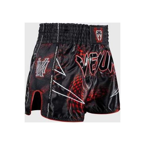 Venum Matupa Muay Thai Shorts - Black/Red/Silver